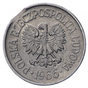 10 haléřů 1966 - špička talíře