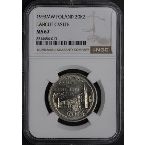III RP, 20 000 złotych 1993, Zamek w Łańcucie