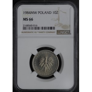 PRL, 10 złotych 1984