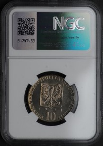 PRL, 10 zlotých 1971, FAO