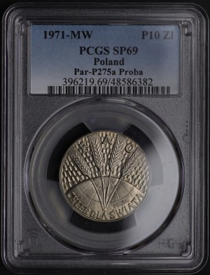 PRL, 10 zl. 1971, FAO