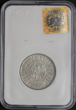 II RP, 5 zlotých 1934, Piłsudski Strzelecki