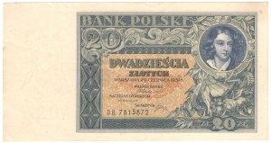 20 zlotých 1931, série DB