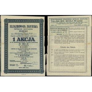 Pologne, 1 action pour 150 zloty, 1930, Zgierz