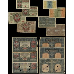 Pologne, série de 7 billets (6 x généraux, 1 x jenerał), 9.12.1916