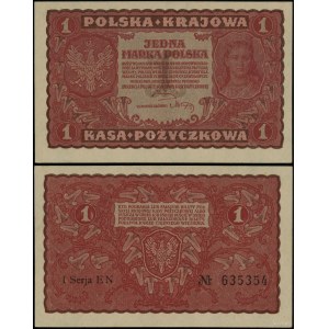 Pologne, 1 mark polonais, 23.08.1919