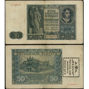 Poland, 50 zloty, 1.08.1941