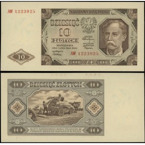 Pologne, 10 zloty, 1.07.1948