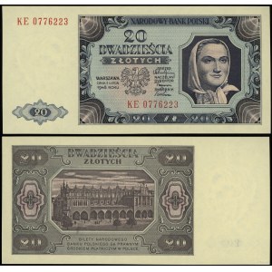Poland, 20 zloty, 1.07.1948