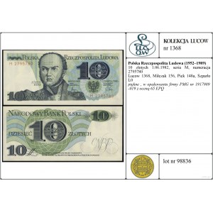 Poland, 10 zloty, 1.06.1982