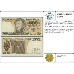 Pologne, 500 PLN, 1.06.1982