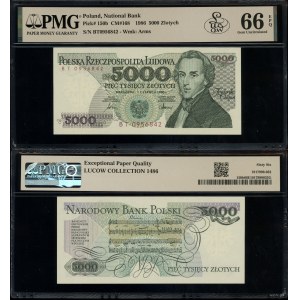 Pologne, 5.000 PLN, 1.06.1986