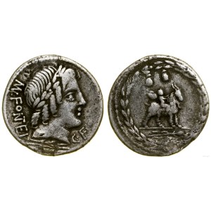 Römische Republik, Denar, 85 v. Chr., Rom