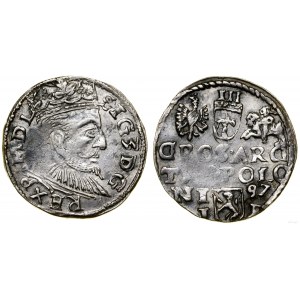 Polska, trojak, 1597, Lublin