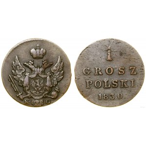 Poland, 1 grosz, 1830 KG, Warsaw