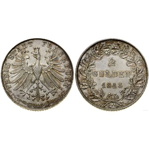 Niemcy, 2 guldeny, 1848, Frankfurt