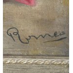 UNIDENTIFIED SIGNATURE, Woman looking into a mirror