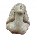 Woman's Face with her gaze directed upwards