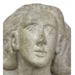 Woman's Face with her gaze directed upwards