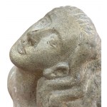 Woman's Face with her gaze directed upwards