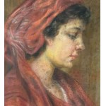 UNIDENTIFIED SIGNATURE, Profile of a woman with a headdress