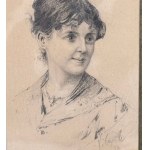 Vincenzo Caprile, Portrait of a young woman - Vincenzo Caprile