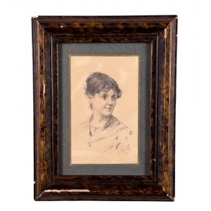Vincenzo Caprile, Portrait of a young woman - Vincenzo Caprile