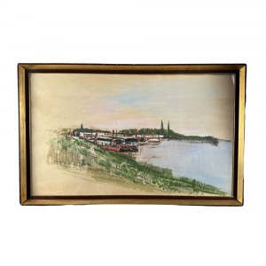 P. C. BOVENZI, Mort Lagoon landscape (Venice) - P. C. Bovenzi