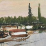 P. C. BOVENZI, Mort Lagoon landscape (Venice) - P. C. Bovenzi