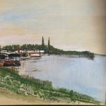 P. C. BOVENZI, Mort Lagoon landscape (Venice) - P. C. Bovenzi