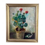 ANGELA CARUGATI, Plant with flowers - Angela Carugati (1881 - 1977)