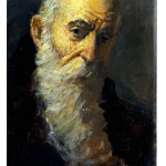 ANONIMO, Portrait of an elderly man with a beard