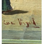 UNIDENTIFIED SIGNATURE, Oriental scene with figures