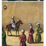 UNIDENTIFIED SIGNATURE, Oriental scene with figures