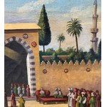 UNIDENTIFIED SIGNATURE, Oriental scene with figures