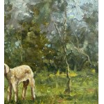 ANONIMO, Shepherd with a flock