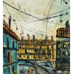 UNIDENTIFIED ARTIST, Street scene with figures