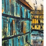 UNIDENTIFIED ARTIST, Street scene with figures