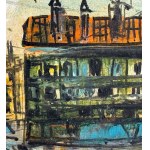 UNIDENTIFIED ARTIST, Street scene with figures