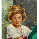 ANONIMO, Portrait of a girl in the countryside