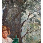 ANONIMO, Portrait of a girl in the countryside