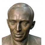 L. FORNARA, Bust of a male figure - L. Fornara 1945