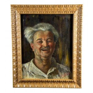 UNIDENTIFIED SIGNATURE, Portrait of a smiling man