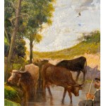 ANONIMO, Shepherd with a Flock