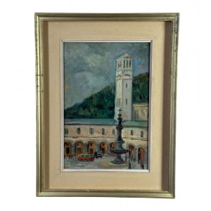 ANGELA CARUGATI, Exterior of a cathedral - Angela Carugati (1881 - 1977)