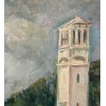 ANGELA CARUGATI, Exterior of a cathedral - Angela Carugati (1881 - 1977)