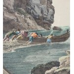 ANONIMO, Seascape with Figures and Architecture