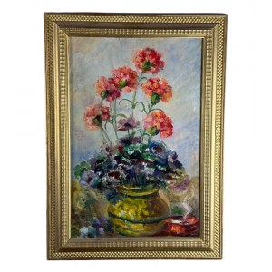 ANGELA CARUGATI, Vase with Flowers - Angela Carugati