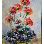 ANGELA CARUGATI, Vase with Flowers - Angela Carugati