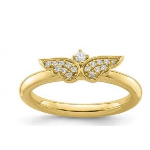 4.20G GOLD RING WITH DIAMONDS -
